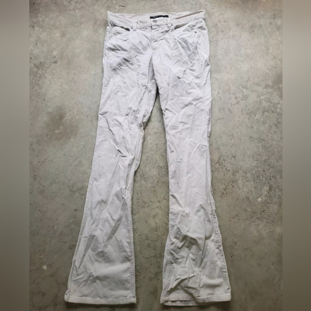 Marc Jacob's Wide Leg Flair Cream Low Corduroys Off-white size 6